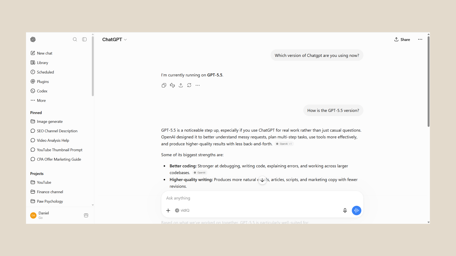 ChatGPT Plus screenshot 2